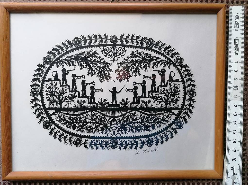 Grafica & Litografie: Scherenschnitt Hirschi – Usato da Thun venduto da kafcem 1