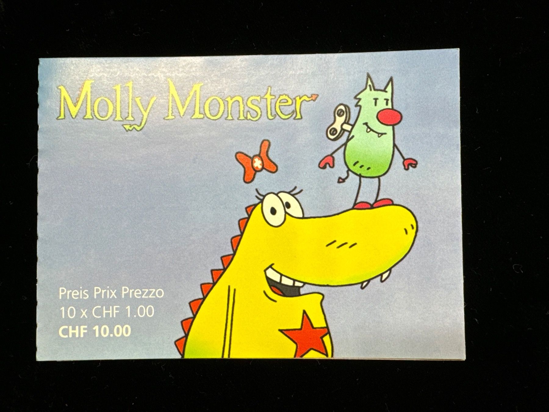 Tutti i francobolli: MARKEN 2016, MOLLY MONSTER MARKENHEFT POSTFRISCH – Nuovo (secondo la descrizione) da Genève venduto da k1164