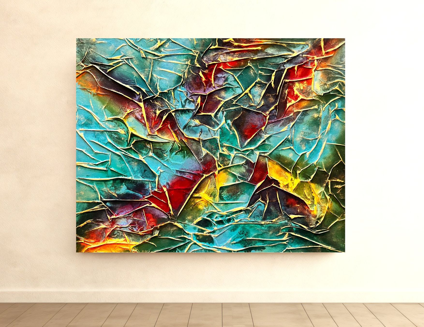Gemälde: Andrea Scacciotti - Malerei auf Leinwand - Material abstrakt – Gebraucht aus Ponte Tresa von 11GalleriaAlterEgo11 3