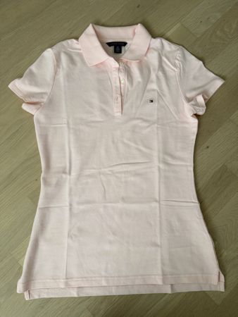 Tommy Hilfiger Poloshirt Damen Gr. S, Hellrosa