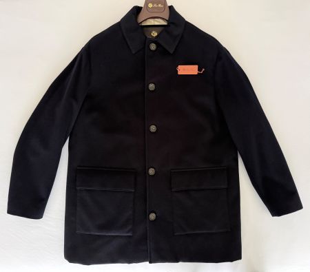 Loro Piana Carnaby Cashmere Coat mit Storm System