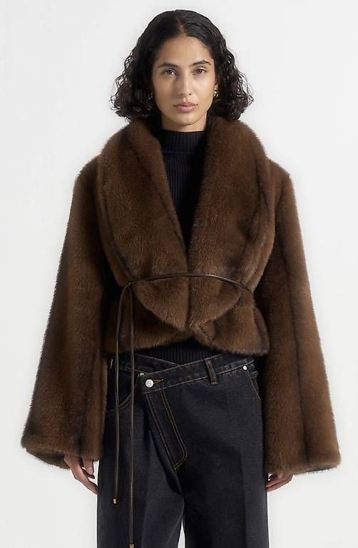 Ceintures: Nora Fell Jacket mit Leder Gürtel  – D'occasion à Uerikon par Vanessita07
