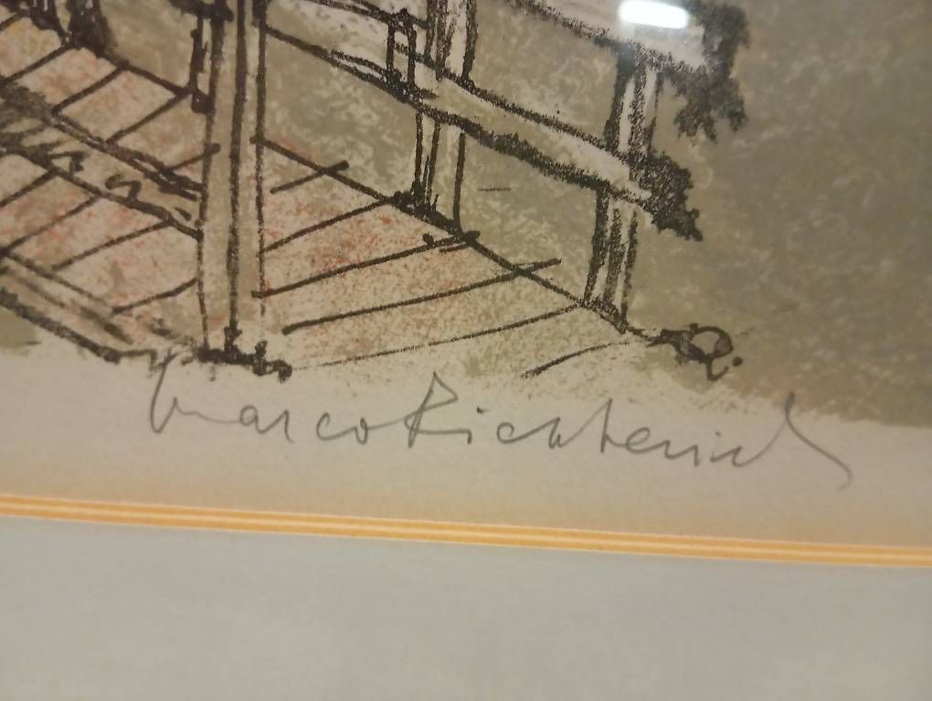 Grafica & Litografie: Basel,Marco Richterich Lithographie signiert – Usato da Basel venduto da Petergunn 1