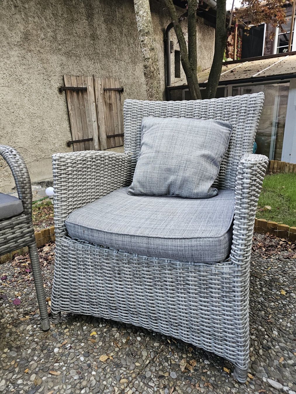 Sofas: Gartensitzgruppe in Rattan-Optik, 3-teilig – D'occasion à Dörflingen par mmi_wm9w 4