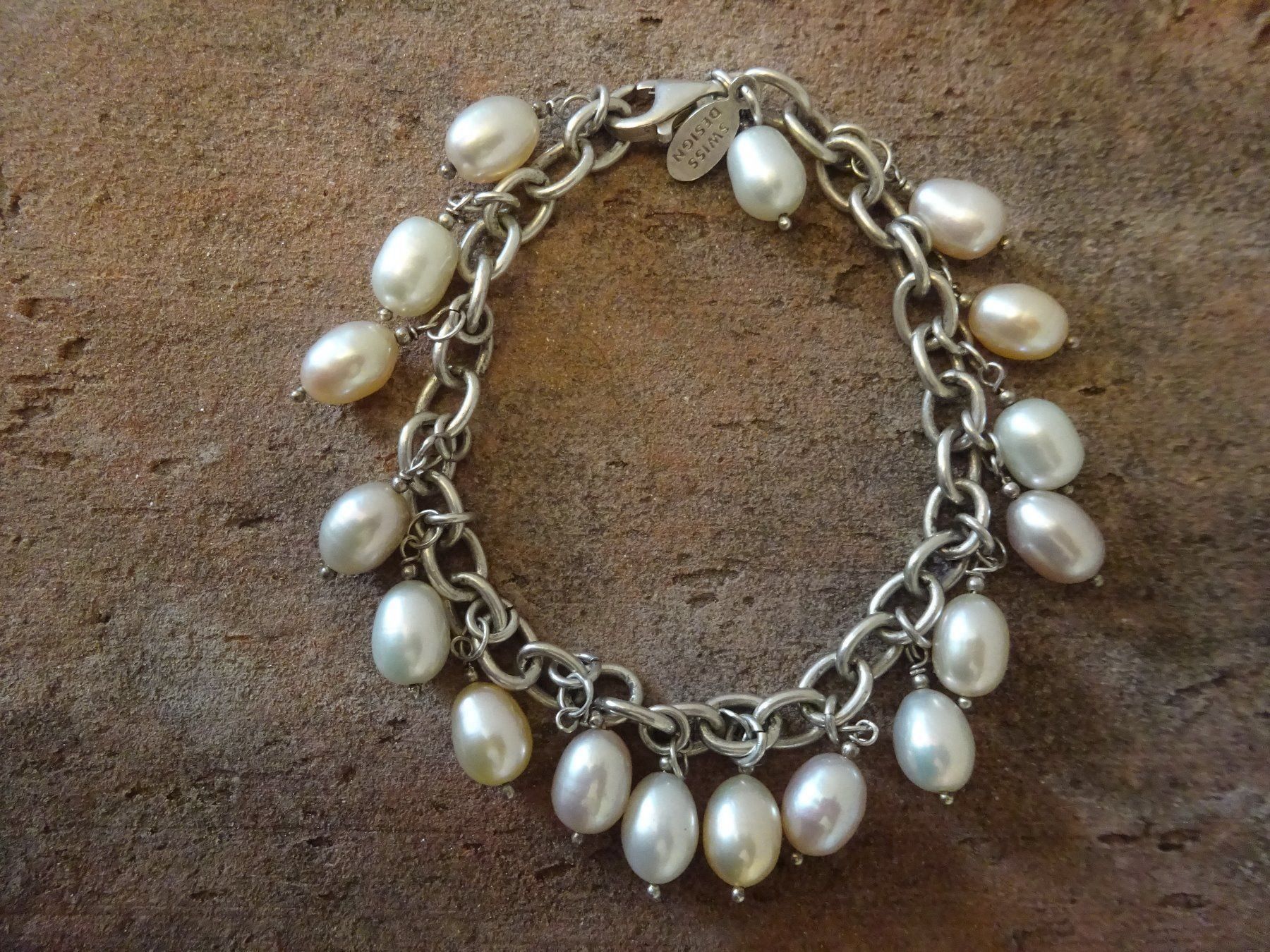Bracciali & Braccialetti: Armband Perlen / 925 Silber – Usato da Esslingen venduto da FetteSchnecke 3