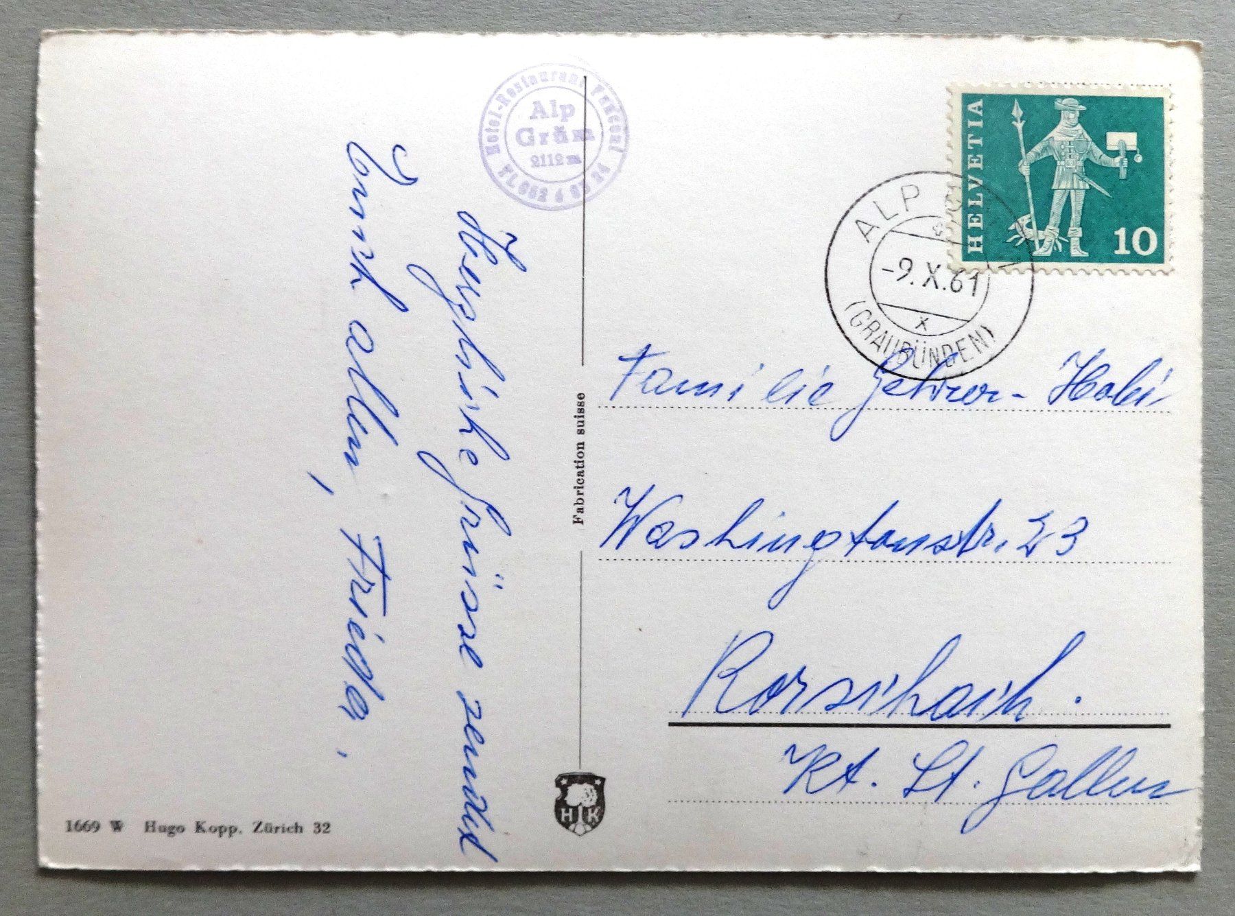 Cartes postales: Berninagruppe – D'occasion à Fétigny par Billy2miny 1