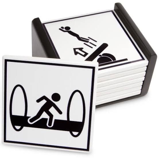 Untersetzer: Portal 2 - Coaster Set – Gebraucht aus Moudon von CollectorGeek