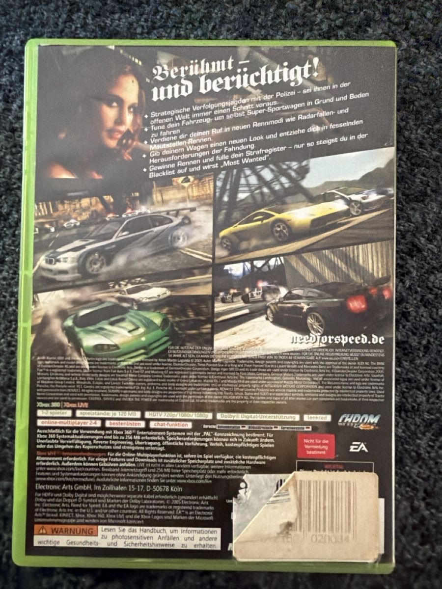 Giochi: Xbox360 Need for Speed Most wanted  – Usato da Kreuzlingen venduto da luc_chz6 1