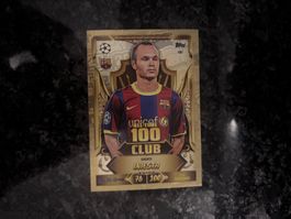 Sammelkarte Andres Iniesta Topps All-Time 100 Club