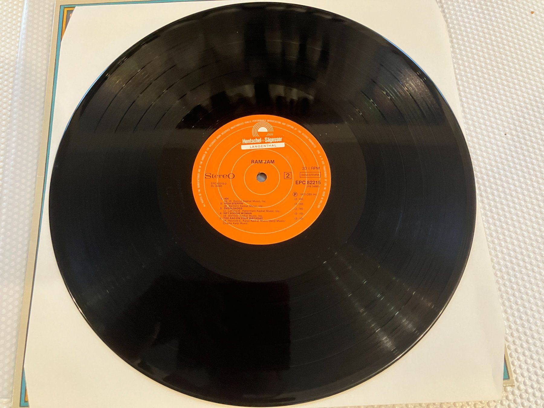 Dischi in vinile: Ram Jam – Usato da Aarwangen venduto da Jukebox3 6