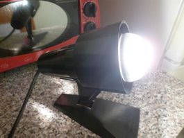 Lampe Design Willi Sitte 70er Jahr Loft in Schwarz DDR Chapi