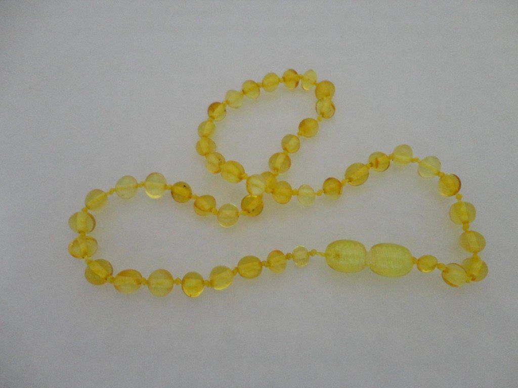 Catenine: Kinderkette- Bernstein/Amber/Ambre echt – Nuovo (secondo la descrizione) da Biberist venduto da tl-schmuck 1