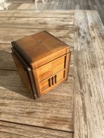 Zigarettenbox aus Holz-Antike von 1930er- bis 1950er-Jahren