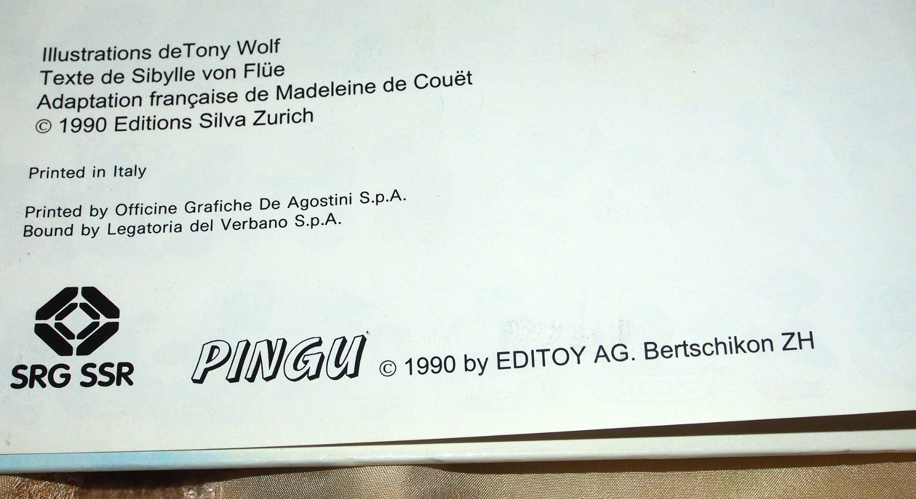 Libri: Silva Pingu et ses amis édition 1990 – Usato da Ovronnaz venduto da Etagne68 3