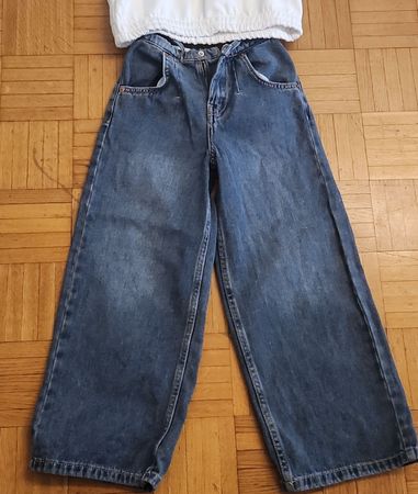 completo Jeans larghi vintage anni '90 - + felpa