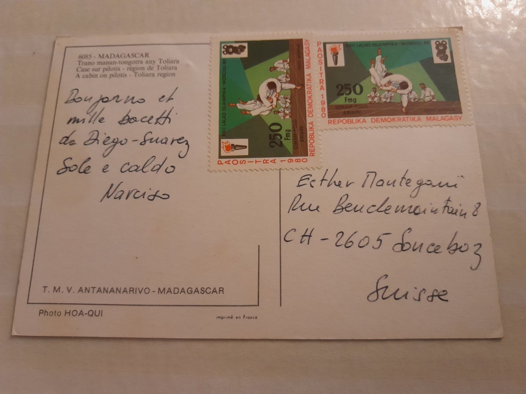 Tutti i francobolli: Madagaskar Briefmarken Judo – Usato da Marly venduto da globetrotter1723