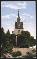 St. Chrischona, Kirche mit Zugangstreppe