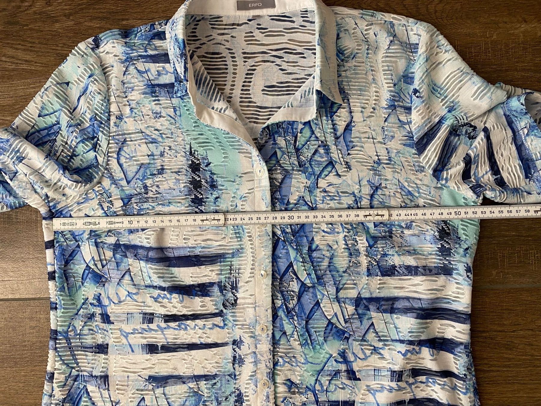 Blusen: ERFO Bluse schick blau Gr. 44 – Gebraucht aus Pratteln von a23_j2gs 4