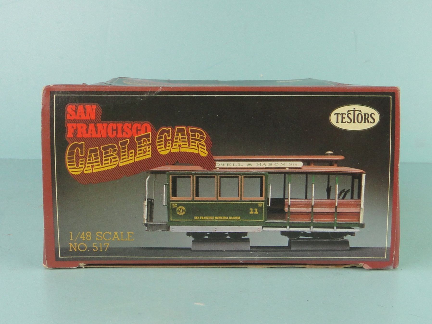 Modellini di ferrovie: Testors San Francisco Cable Car, Bausatz, H0 – Nuovo (secondo la descrizione) da Bülach venduto da cann11
