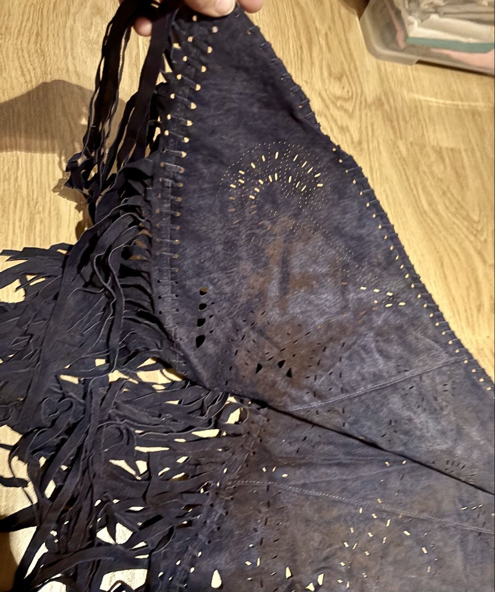 Altro in Moda donna: River Island Lederponcho, Navy – Nuovo (secondo la descrizione) da Baden venduto da Tiffany6878 5