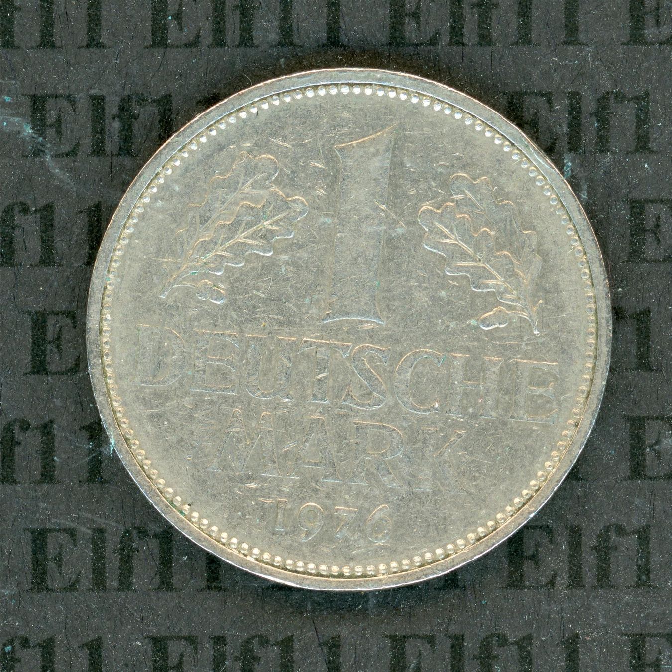 Tutti le monete: DEM___1.00 1976J -vz 1 Deutsche Mark – Usato da Widnau venduto da Elf11