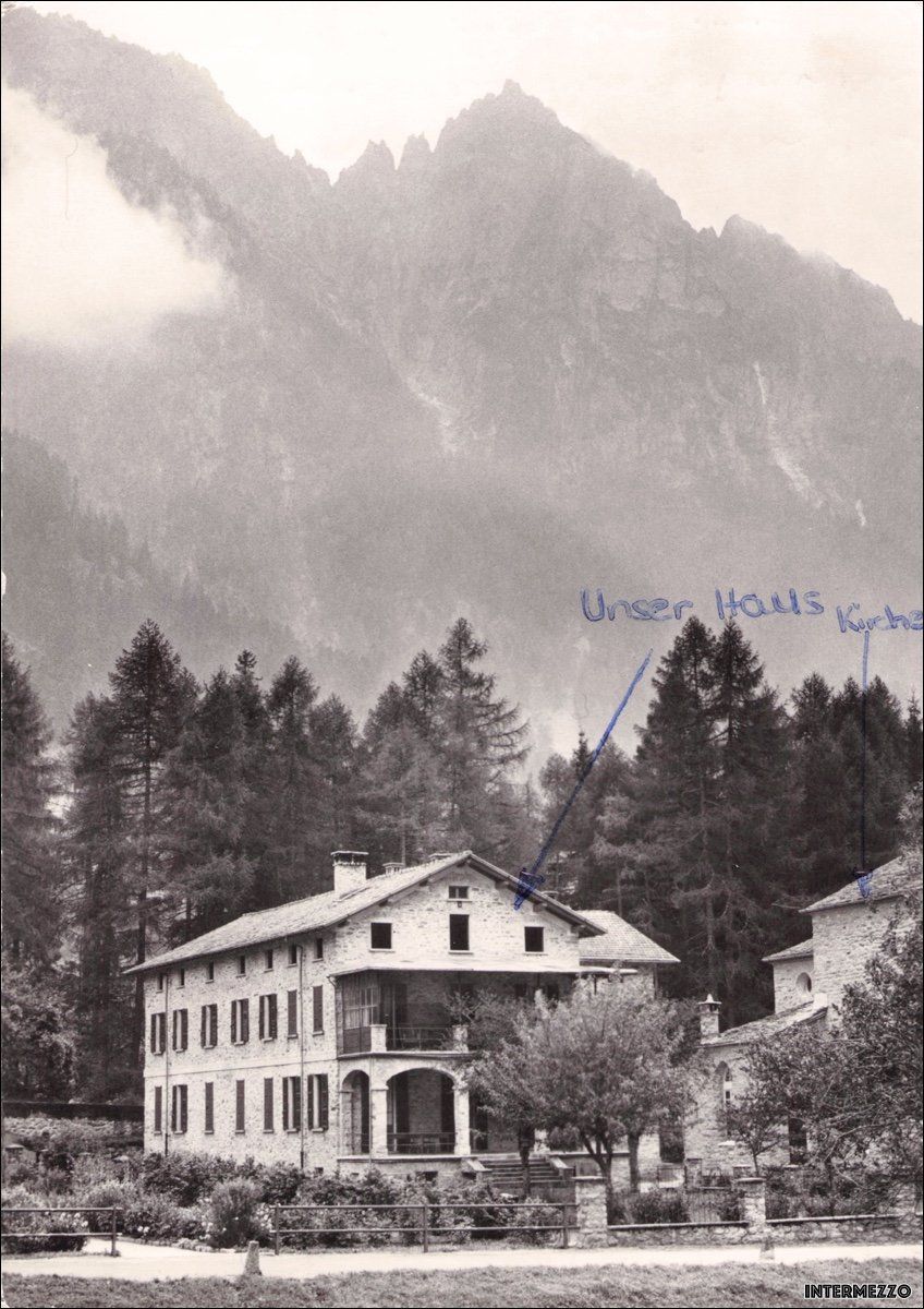 Ansichtskarten: Vicosoprano GR // Villa Pia // Bergell – Gebraucht aus Basel von intermezzo12