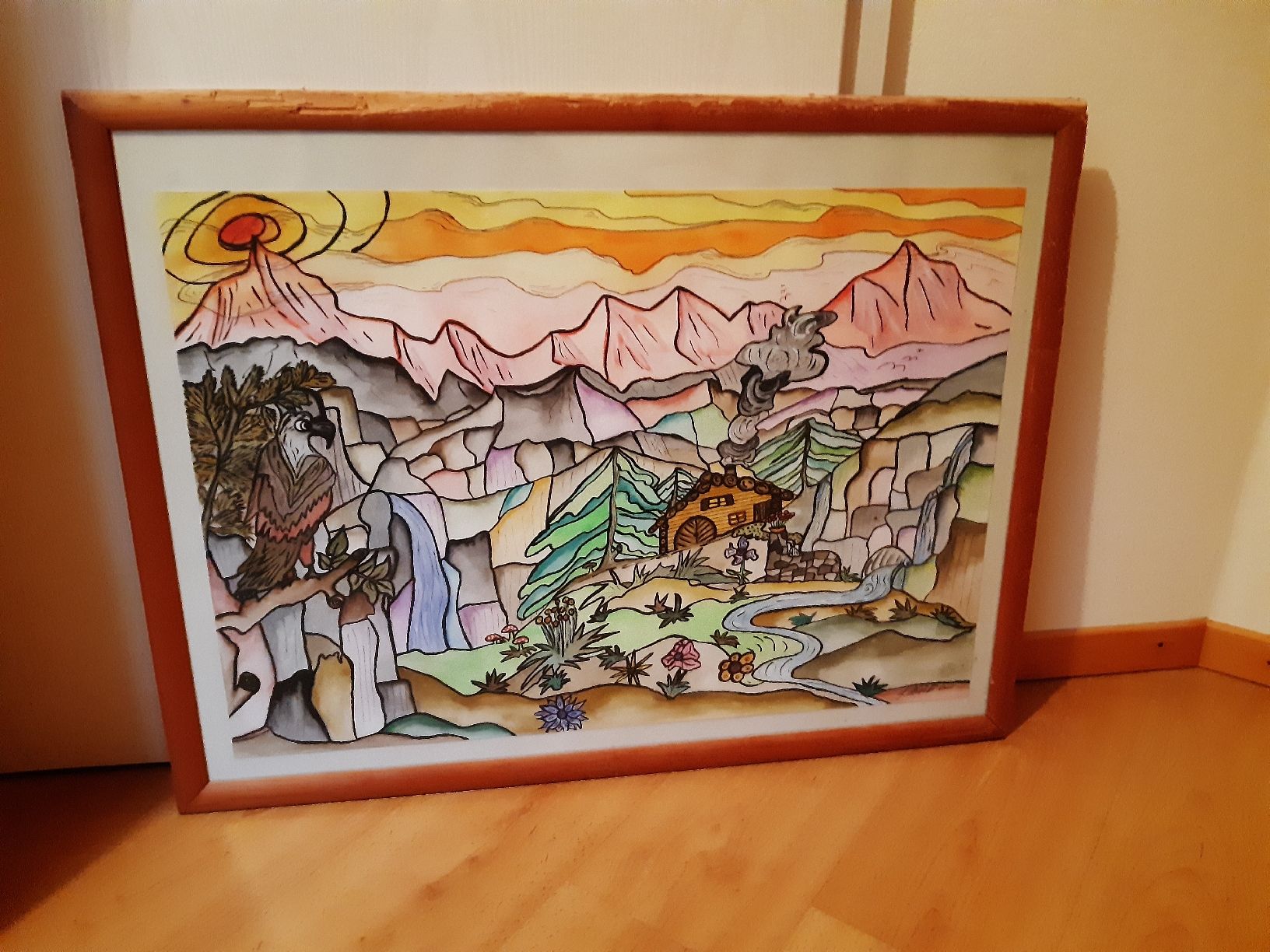 Dipinti: Landschaftsbild von Silvia Chiriatti – Usato da spiez venduto da fea.thala