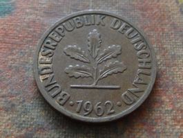 DEUTSCHLAND 2 Pfennig 1962