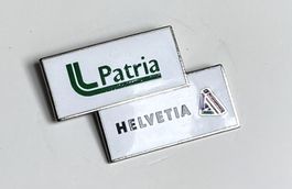 2 Pins Helvetia Patria Versicherungen limitiert