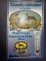Blechschild Emmentaler Thermometer Bühlmann Grosshöchstetten