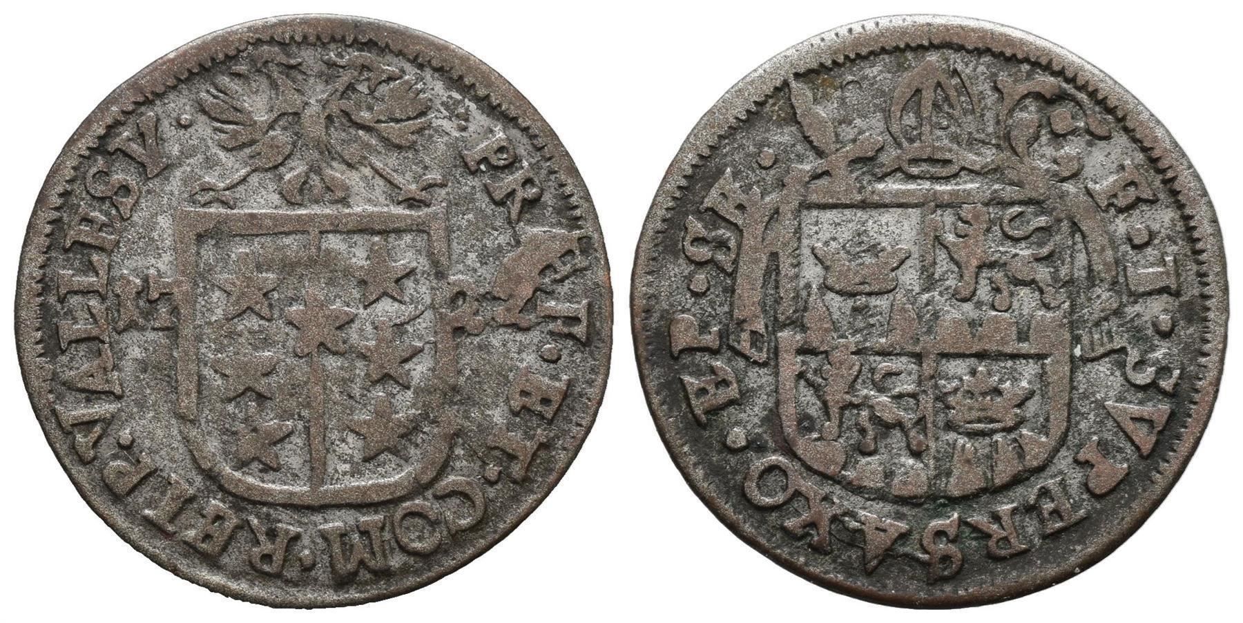 Tutti le monete: Wallis Batzen 1722  /3391 – Usato da Trimbach venduto da Solothurn1