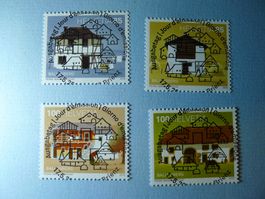 2018 Sondermarken Ballenberg ET Vollstempel 1676-1679