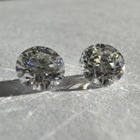 Labor - Diamanten | 2x 1.01ct | D-E | VS | IGI zertifiziert
