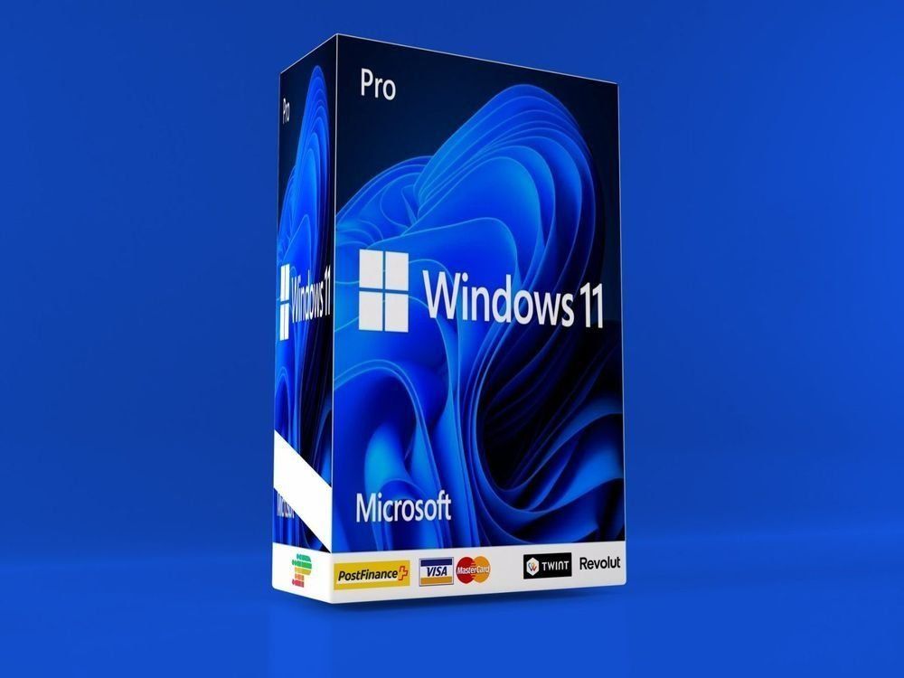 Microsoft Software: Windows 11 Professional Retail-Multilingual-Vollversion-1PC – Usato da Langenthal venduto da Peaceful