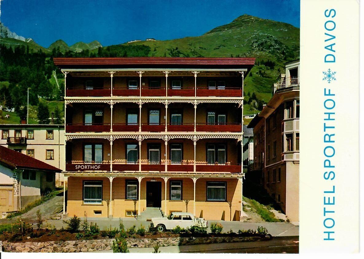 Cartoline postali: Hotel Sporthof Davos – Usato da Hochdorf venduto da Ziegel-16