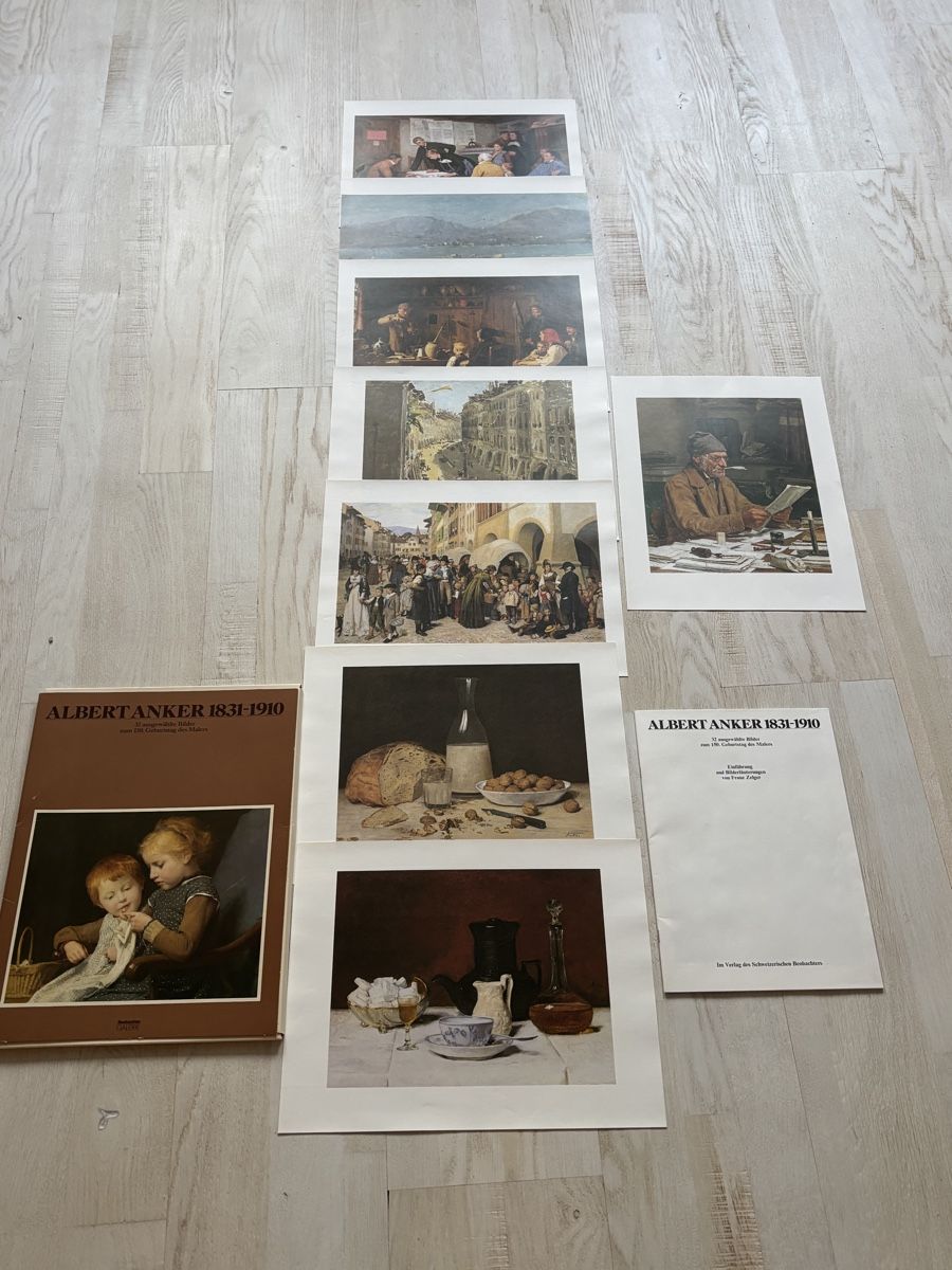 Foto & Immagini: Albert Anker Kunstdrucke Sammlung komplett, 1831-1910 – Usato da Bönigen venduto da muehli302 3