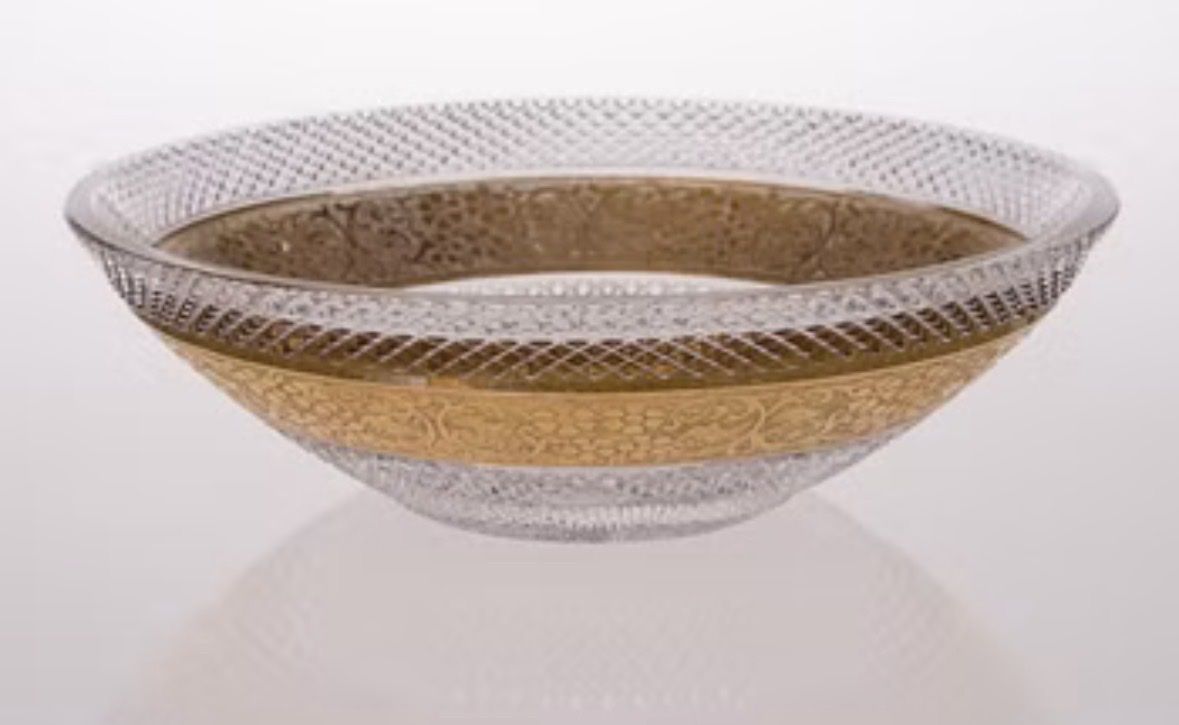 Piatti di portata: Splendide centre de table en cristal Moser – Nuovo (secondo la descrizione) da Genève venduto da ati_tj8f
