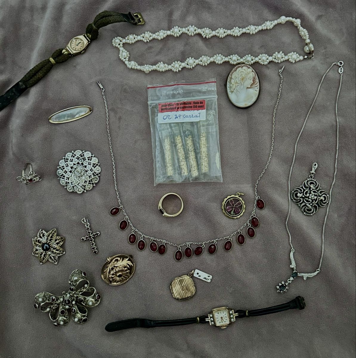Altri gioielli: ANTIKER SCHMUCK - GOLD - GRANAT - SILBER – Usato da Wetzikon ZH venduto da Arber2021 8
