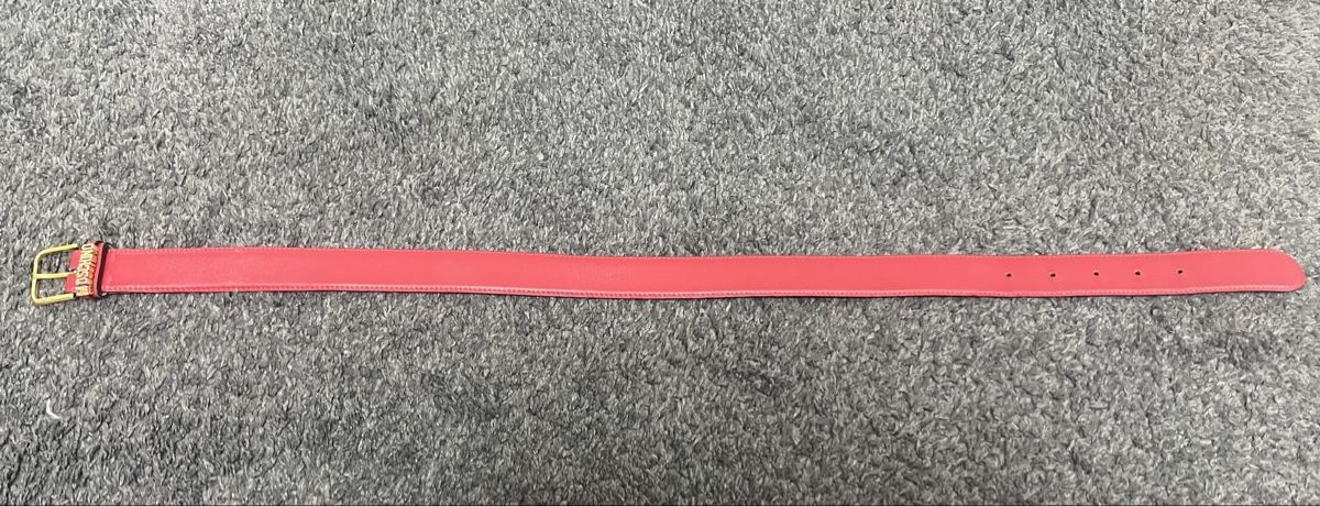 Moschino Cinture: Moschino Guertel, rot, Leder, Damenguertel – Usato da Effretikon venduto da Briga.S. 3