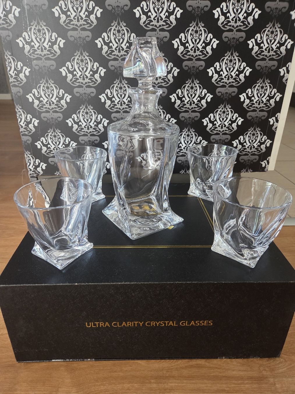 Caraffe: Kanars Kristall Karaffe Set, Neu im Originalkarton! – Nuovo (secondo la descrizione) da Winterthur venduto da Rene059