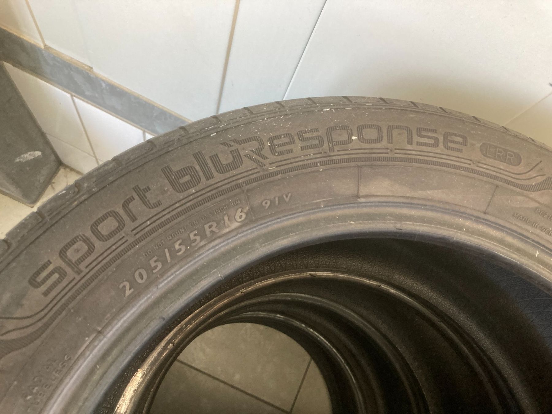 Dunlop Pneumatici & Ruote complete: 205/55R16 Sommerpneu Dunlup – Usato da Cham venduto da WB2223 3
