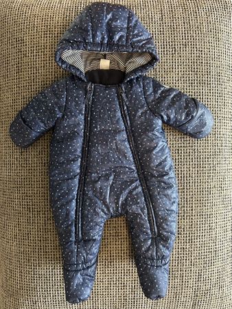 Petit Bateau snowsuit - 1-3 months - 60 cm