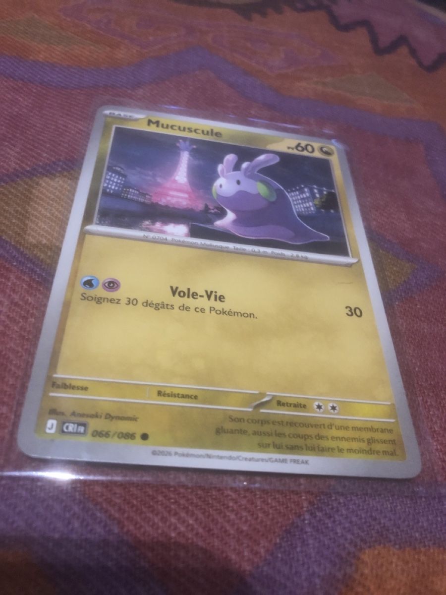 Pokémon Carte collezionabili: Mucuscule (FR) – Nuovo (secondo la descrizione) da Lausanne venduto da fransadpop