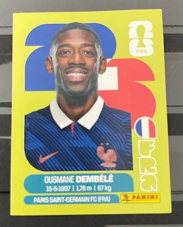 Carte collezionabili: Panini Ousmane Dembélé – Usato da St-Légier-Chiésaz venduto da refpmeak01
