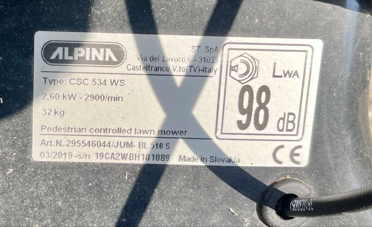 Alpina Tagliaerba: Rasenmäher Alpina – Usato da Ebnat-Kappel venduto da Privat1935 2