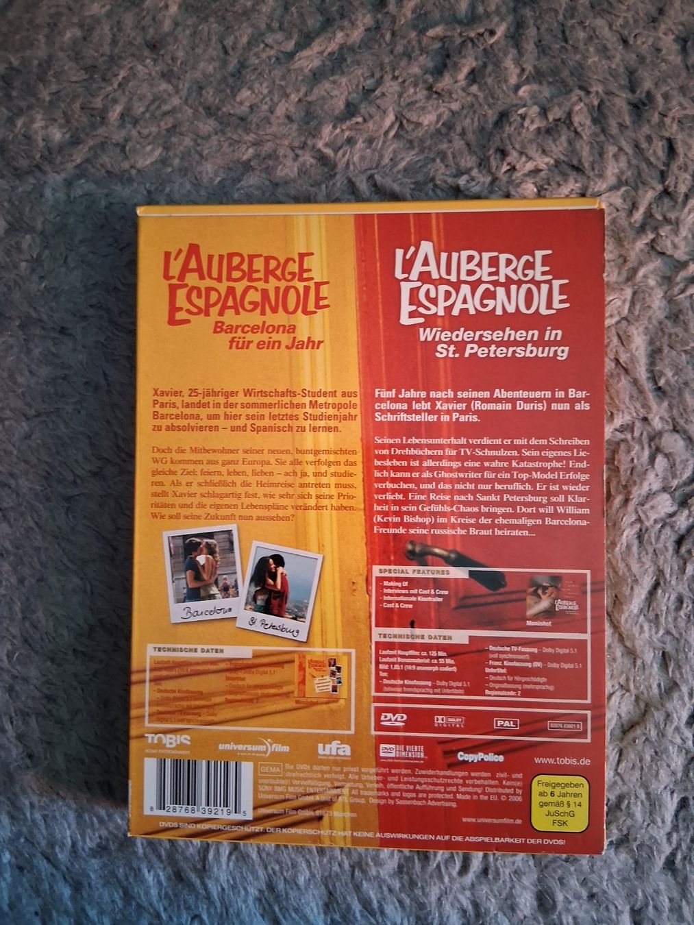 Tous les DVDs: L'AUBERGE ESPAGNOLE  TEIL 1 & 2    DVD – D'occasion à Wetzikon ZH par Ramones01 1