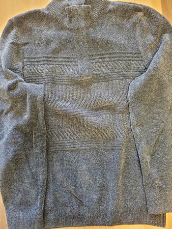 State of Art Knitted Cotton Zip Cardigan, Size L