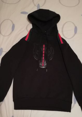 Hoodie Kapuzenpullover Sweatshirt Black Size M NEU NEUF NEW