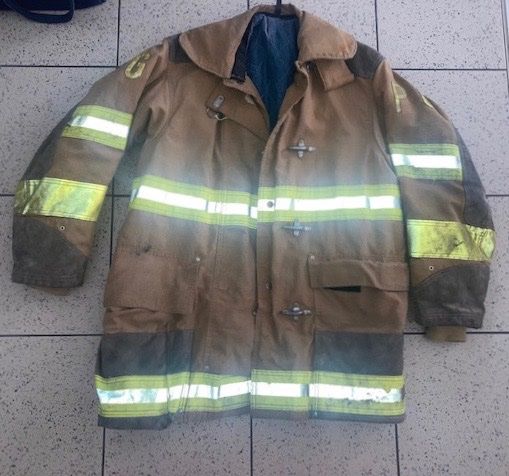 Feuerwehr Uniform Feuerwehrjacke Gebraucht Original Feuerwehr