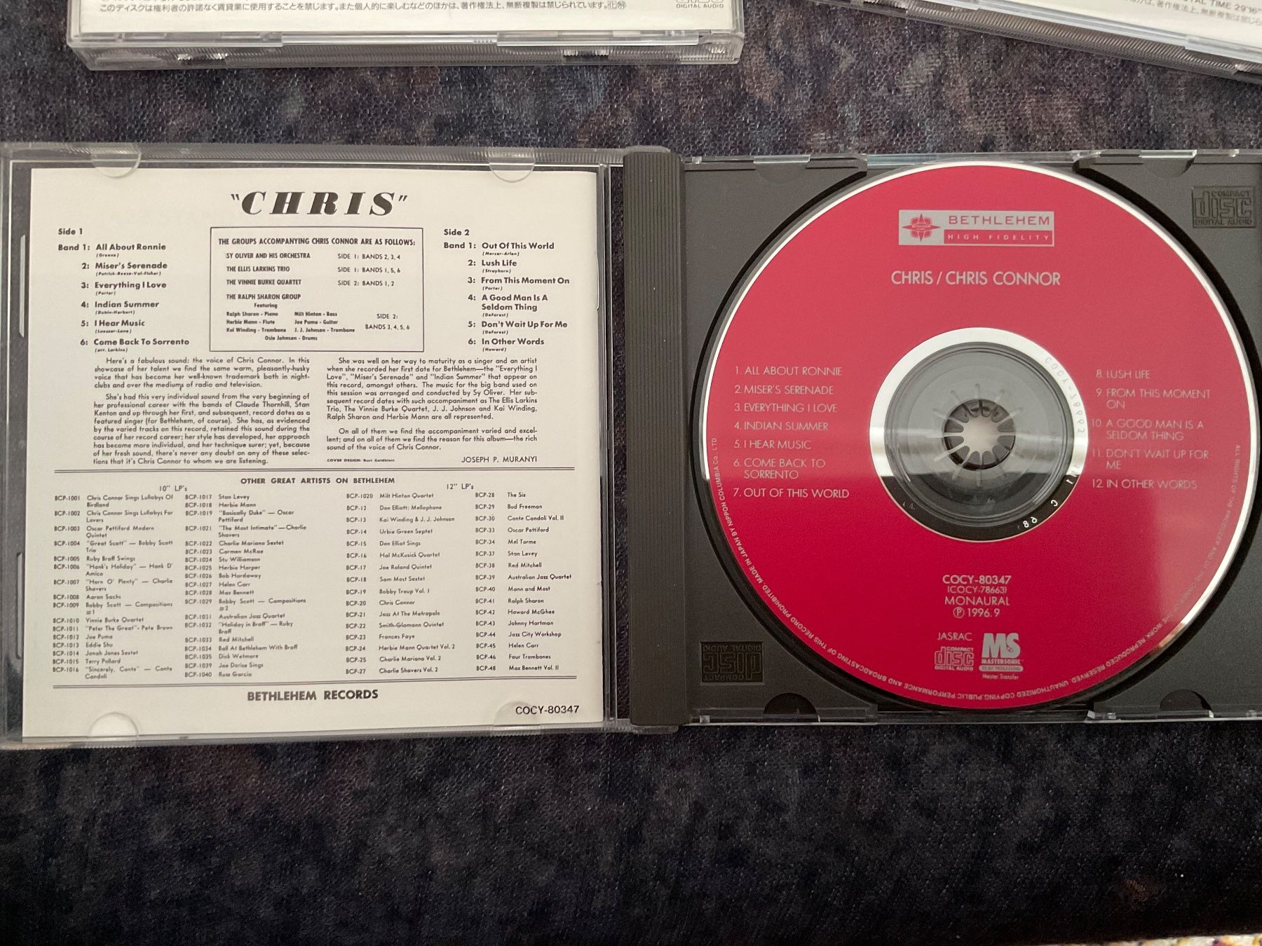 CD: Chris Connor – Usato da Herisau venduto da eri_2tb5 2